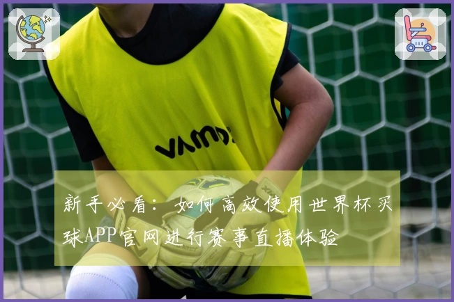 新手必看：如何高效使用世界杯买球APP官网进行赛事直播体验