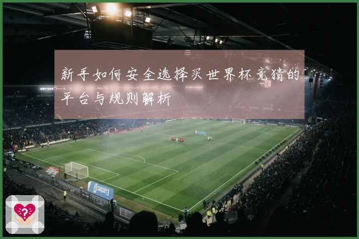 新手如何安全选择买世界杯竞猜的平台与规则解析